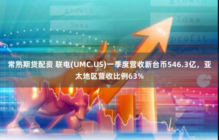 常熟期货配资 联电(UMC.US)一季度营收新台币546.3亿，亚太地区营收比例63%